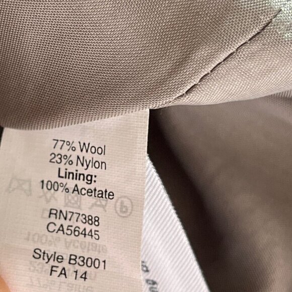 MADEWELL Heather Gray Structured Wool TURNOUT SKIRT 2 Mesh Inset Full Flare - Picture 9 of 10